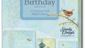 Boxed Christian Birthday Cards Sandy Clough Nesting Box Of 12 assorted Christian