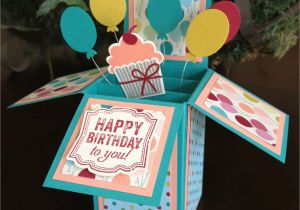 Boxes Of Birthday Cards Su Create A Cupcake Card In A Box Cindy Lee Bee Designs