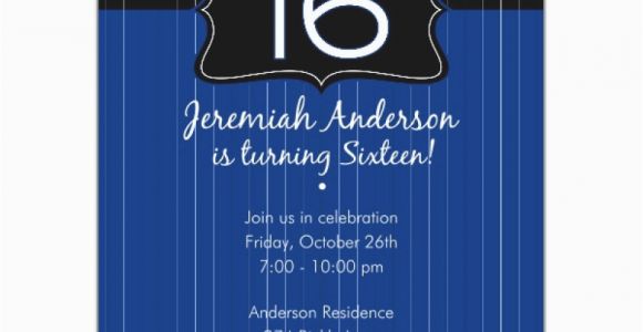 Boy 16th Birthday Invitations Boy 16th Birthday Invitation orderecigsjuice Info