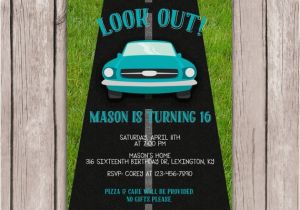 Boy 16th Birthday Invitations Printable 16th Sixteenth Birthday Party Invitation Boy 39 S