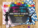 Boy and Girl Joint Birthday Invitations Kids Joint Birthday Party Invitations Boy Girl Joint Party