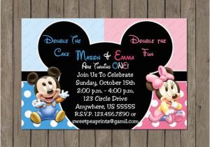 Boy Girl Twin Birthday Invitations 10 Best Twins 1st Birthday Images On Pinterest Birthday