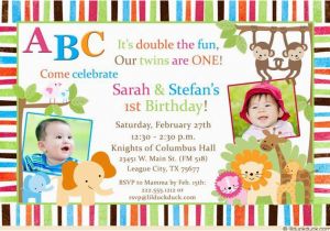 Boy Girl Twin Birthday Invitations 48 Best Cute Twin Birthday Invitations Images On Pinterest