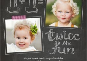 Boy Girl Twin Birthday Invitations Best 25 Twin First Birthday Ideas On Pinterest Baby
