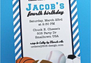 Boy Sports Birthday Invitations 8 Best Images Of Boys Sport Birthday Invitations Free