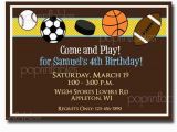 Boy Sports Birthday Invitations Etsy Your Place to Buy and Sell All Things Handmade