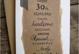 Boyfriend 30th Birthday Card 30th 40th 50th Birthday Card for Husband Boyfriend Wife