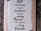 Boyfriend 30th Birthday Card 30th Birthday Card for Fiance Boyfriend Handsome Funny