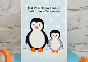 Boyfriend Birthday Gifts Not On the High Street 39 Penguin 39 Personalised Birthday Card From Children by