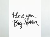 Boyfriend Birthday Gifts Not On the High Street Big Spoon Boyfriend Card by De Fraine Design London