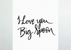 Boyfriend Birthday Gifts Not On the High Street Big Spoon Boyfriend Card by De Fraine Design London