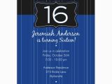 Boys 16th Birthday Invitations Boy 16th Birthday Invitation orderecigsjuice Info