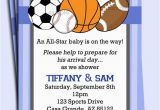 Boys Sports Birthday Invitations All Star Sports Invitation Printable or Printed with Free