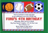 Boys Sports Birthday Invitations Blank Free Printable Birthday Invitations for Boys Free