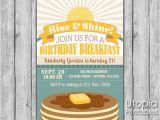 Breakfast Birthday Party Invitations Birthday Breakfast Invitation Utopia Printables