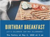 Breakfast Birthday Party Invitations Birthday Invitation Templates Canva