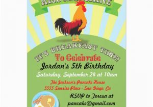 Breakfast Birthday Party Invitations Rise and Shine Breakfast Birthday Party Invitation