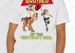 Brother Of the Birthday Girl Shirt Brother Of the Birthday Girl Iron On Disney toy Story