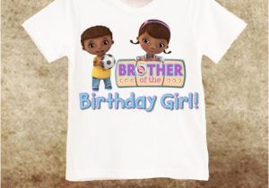 Brother Of the Birthday Girl Shirt Doc Mcstuffins Brother Of the Birthday Girl T Shirt by