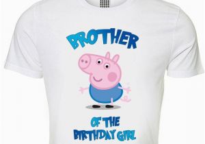 Brother Of the Birthday Girl Shirt Peppa Pig Brother Of the Birthday Girl Iron On by sohappyshop