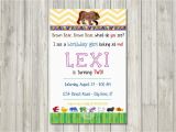 Brown Bear Brown Bear Birthday Party Invitations Brown Bear Brown Bear Birthday Digital Invitation