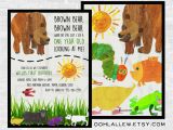 Brown Bear Brown Bear Birthday Party Invitations Brown Bear Invitation Brown Bear Birthday Brown Bear