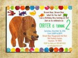 Brown Bear Brown Bear Birthday Party Invitations Brown Bear Invitation Brown Bear Brown Bear Birthday Party