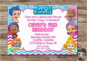 Bubble Guppie Birthday Invitations Bubble Guppies Birthday Invitation Bubble Guppies Birthday
