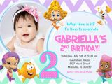 Bubble Guppie Birthday Invitations Bubble Guppies Birthday Party Invitation Digital File