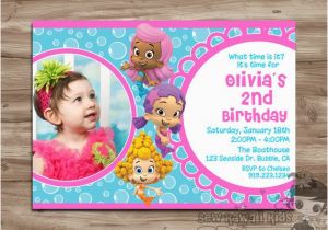 Bubble Guppie Birthday Invitations Items Similar to Bubble Guppies Birthday Invitation Girls