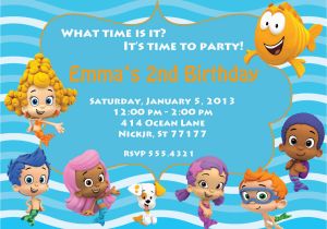 Bubble Guppies Birthday Invitations Template Bubble Guppies Birthday Invitations Bubble Guppies