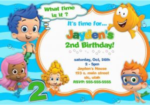 Bubble Guppies Birthday Invitations Template Bubble Guppies Birthday Invitations Ideas Bagvania Free