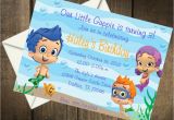 Bubble Guppy Birthday Invitations Bubble Guppies Birthday Party Printable Invitation