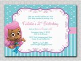 Bubble Guppy Birthday Invitations Bubble Mermaids Guppies Fish Birthday Invitation Digital 5×7