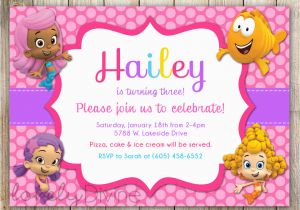 Bubble Guppy Birthday Invitations Free Printable Bubble Guppies Birthday Invitations