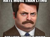 Bud Light Happy Birthday Meme Ron Swanson Hates Liars Funny Pinterest