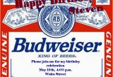 Budweiser Birthday Party Decorations solutions event Design by Kelly Budweiser Birthday