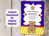 Build A Bear Birthday Invitations Build A Bear Birthday Party Invitation by Instantinvitation