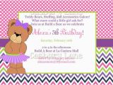 Build A Bear Birthday Invitations Free Printable Build A Bear Birthday Invitations Free