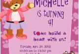 Build A Bear Birthday Invitations Personalized Customized Build A Bear Birthday Invitation