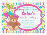 Build A Bear Birthday Invitations Rainbow Party Invitations Announcements Zazzle Co Uk