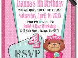 Build A Bear Birthday Party Invitations Build A Bear Birthday Invitations Di 259 Custom