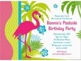 Bulk Birthday Invitations Flamingo Personalized Invitation Each wholesale