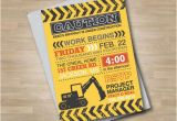 Bulldozer Birthday Invitations Construction Site Invitation Builder Birthday Bulldozer