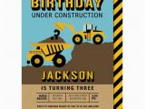 Bulldozer Birthday Invitations Dump Truck Birthday Invitation Bulldozer Party Invitations