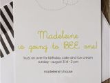 Bumble Bee 1st Birthday Invitations 25 Best Ideas About Bumble Bee Birthday On Pinterest