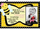 Bumble Bee 1st Birthday Invitations 25 Best Ideas About Bumble Bee Invitations On Pinterest
