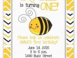 Bumble Bee 1st Birthday Invitations Bumble Bee Invite Honey Bee Invitation First Birthday