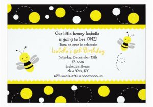 Bumble Bee Birthday Party Invitations Bumble Bee Birthday Party Invitations Zazzle