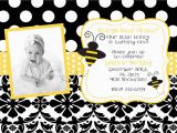 Bumble Bee Birthday Party Invitations Bumble Bee Birthday Party or Baby Shower Invitation Digital